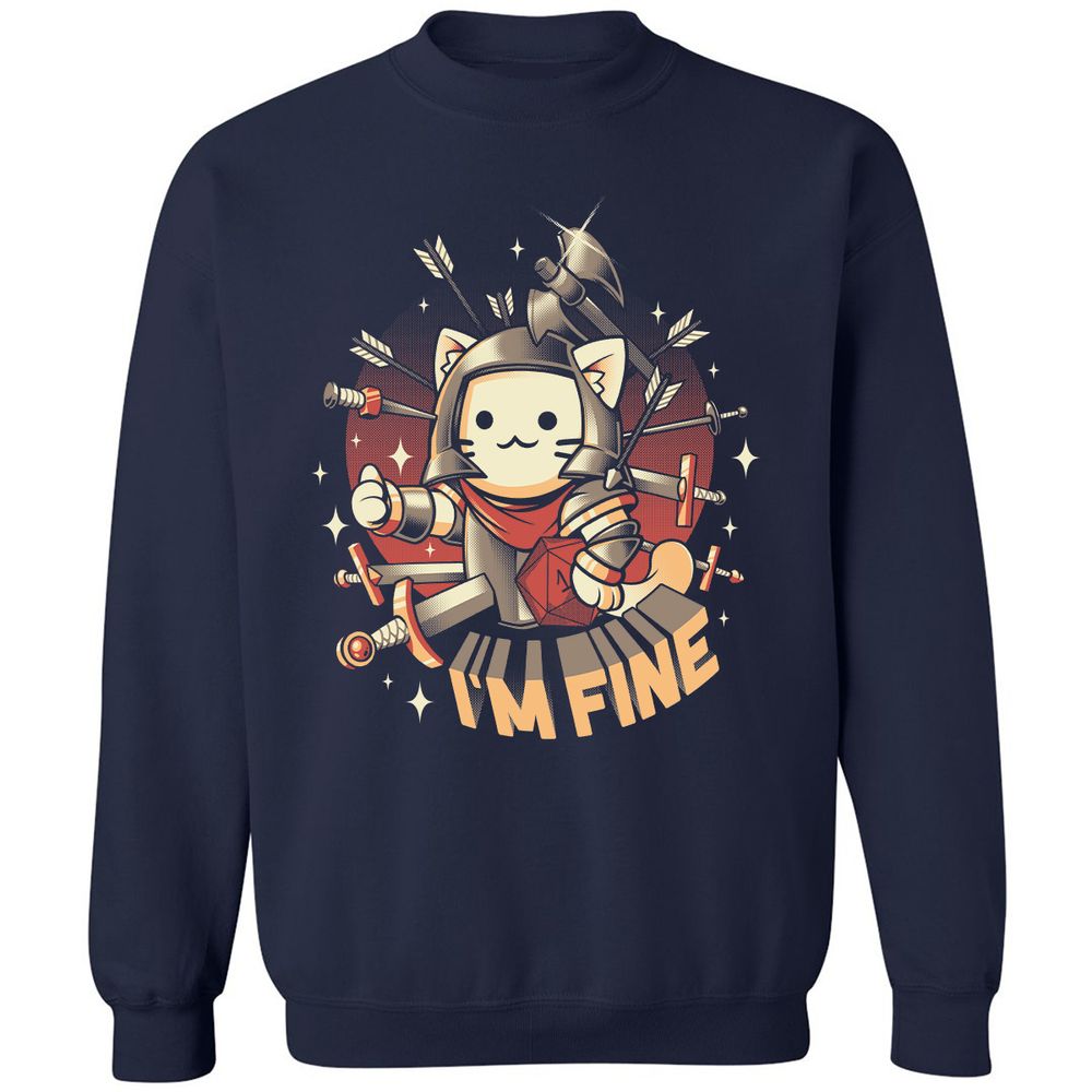 Classic Unisex Sweatshirt - SWTD5FPE - Navy - 2