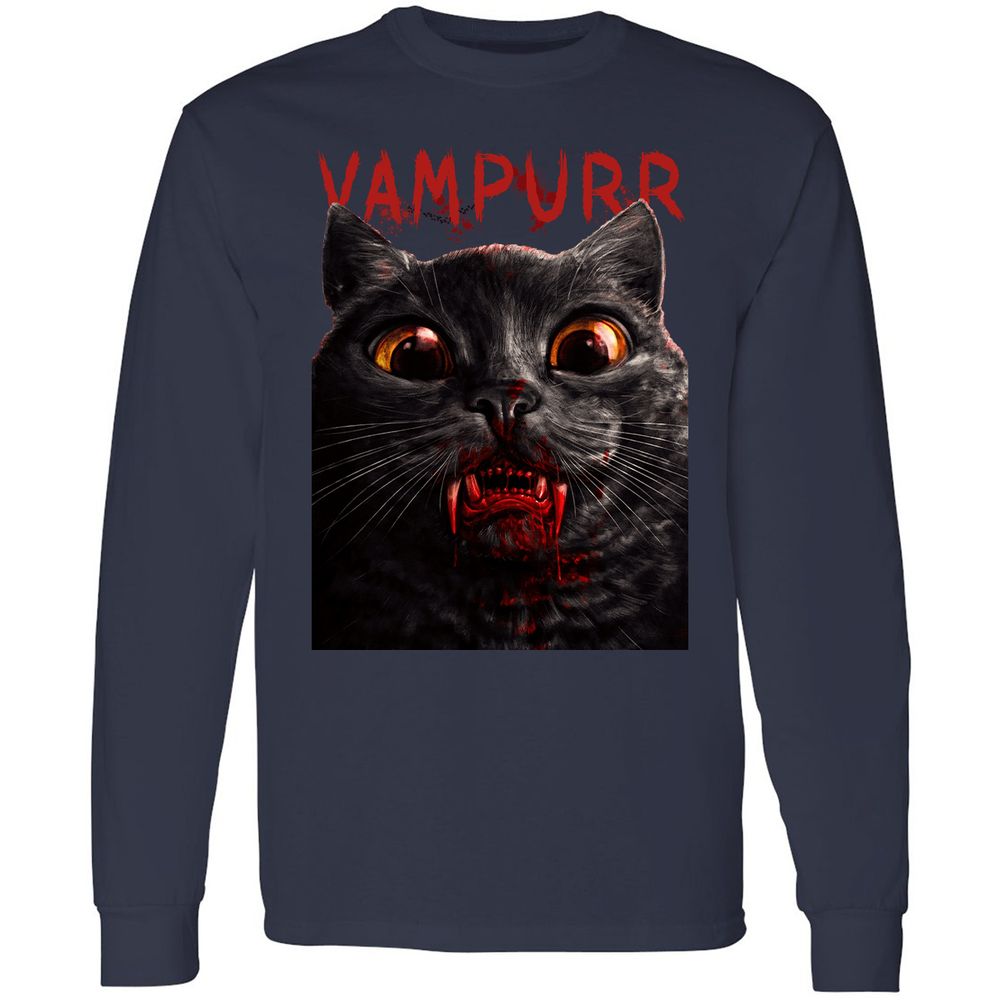 Long Sleeve T-Shirt - WAAS86FK - Navy - 2