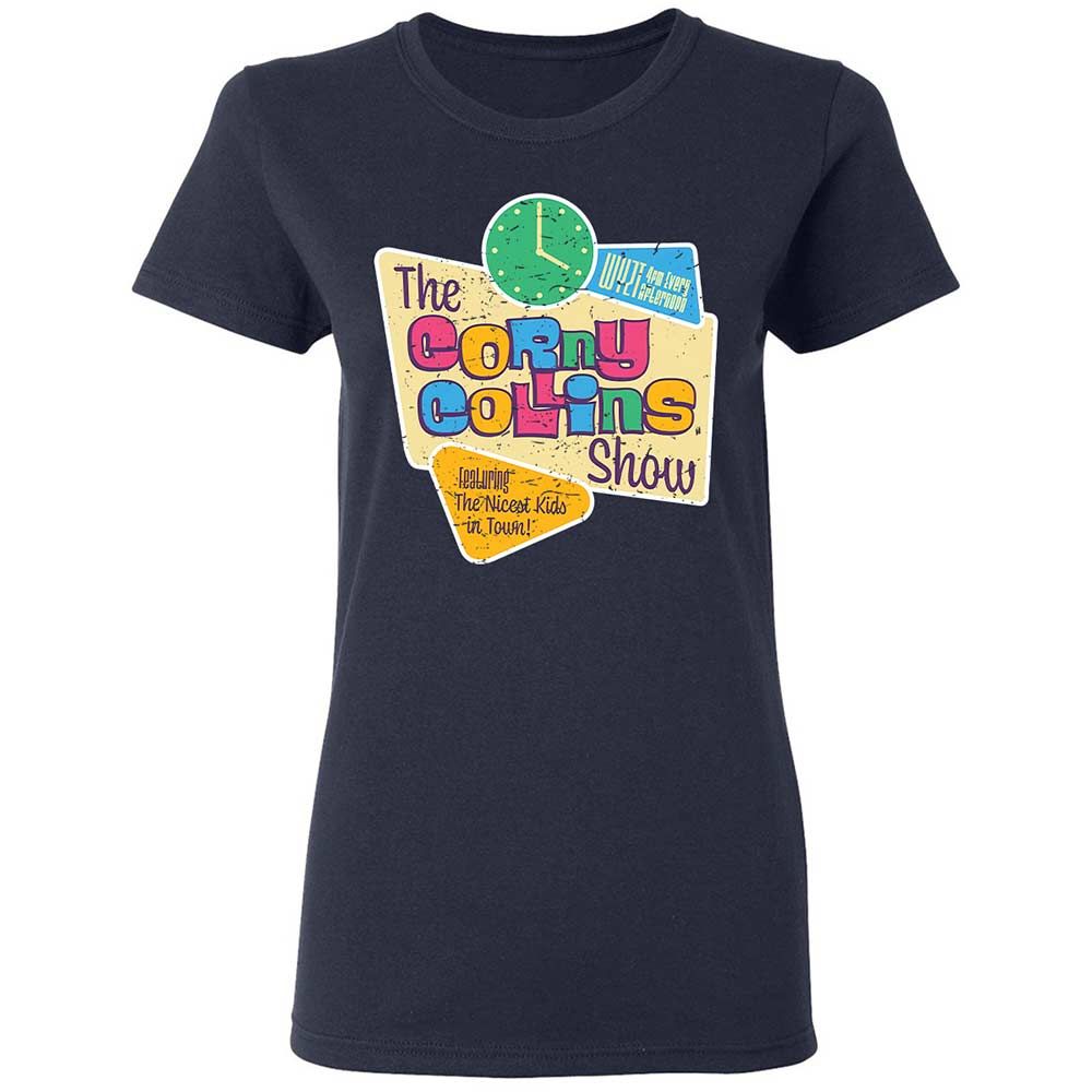 Women's T-Shirt - C8LQ35YA - Navy - 2