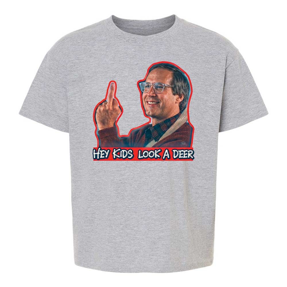 Hey Kids, Look a Deer - Sport Grey - 2
