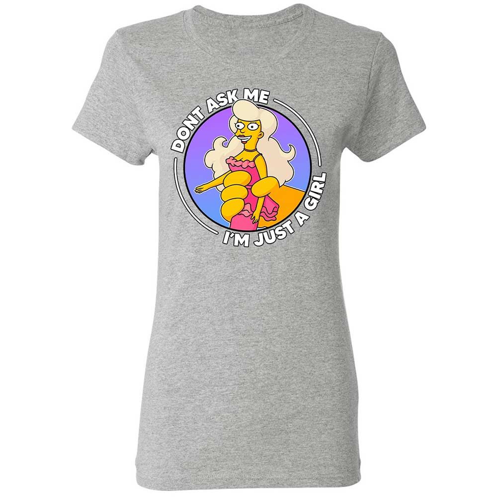 Don't Ask Me I'm Just A Girl - Sport Grey - 2