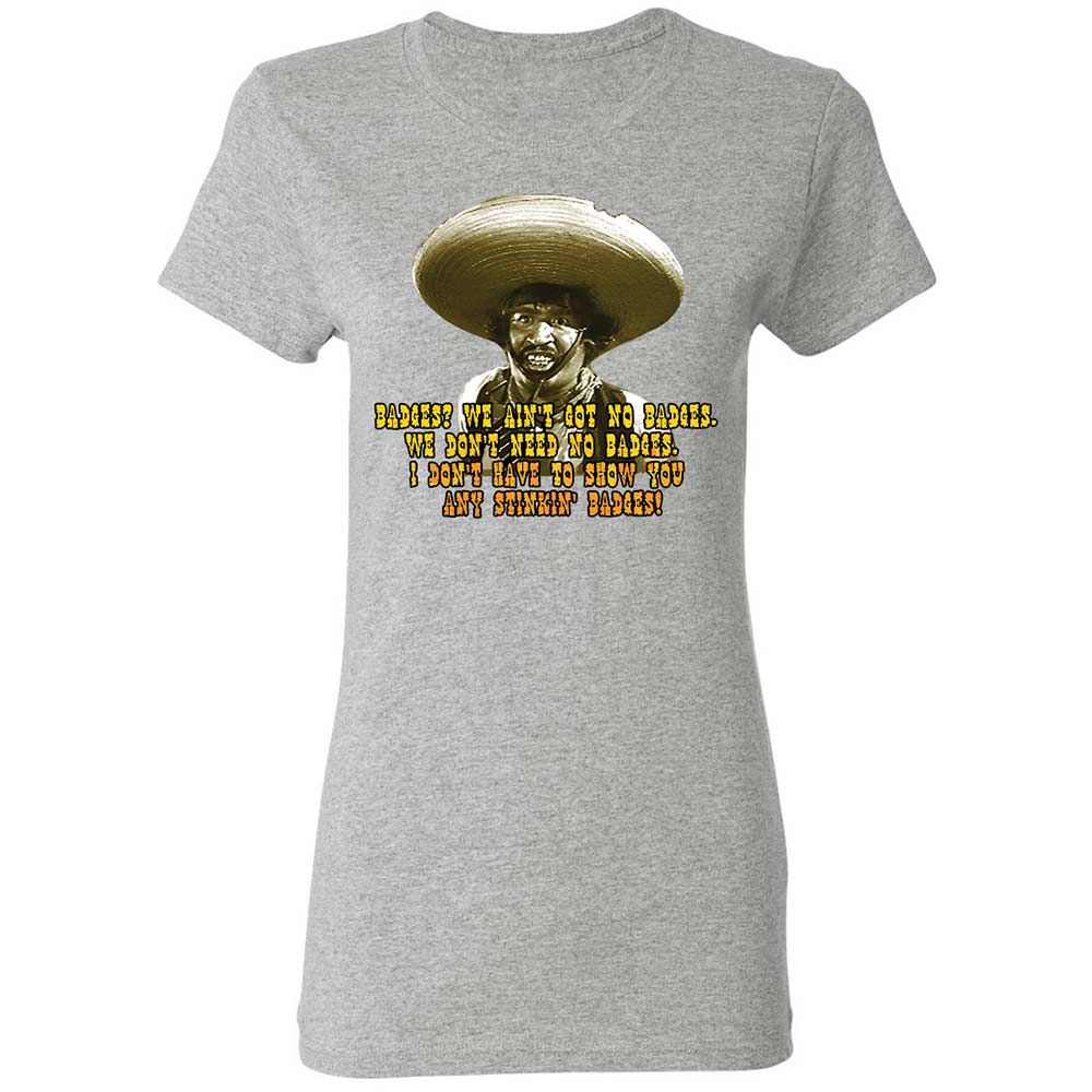 Ain't Got No Stinking Badges - Sport Grey - 2
