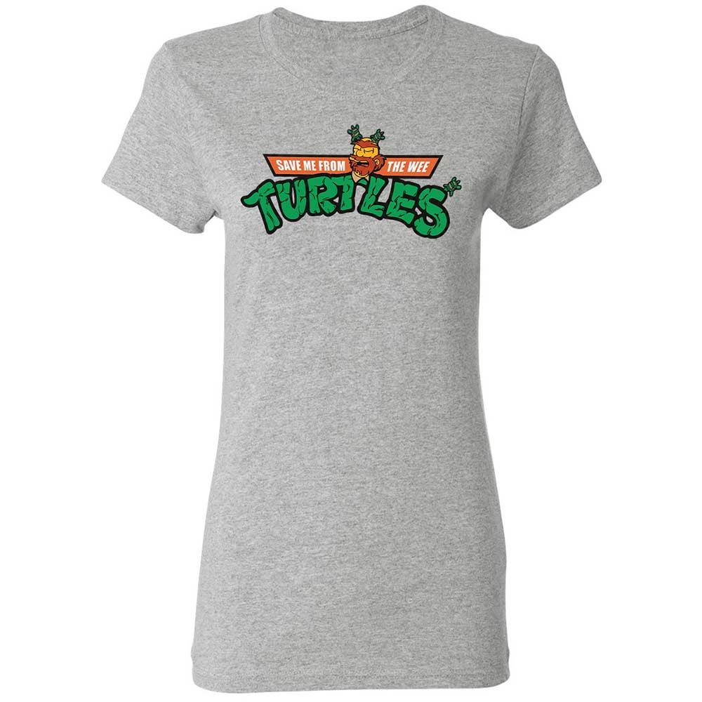 Save Me From The Wee Turtles - Sport Grey - 2