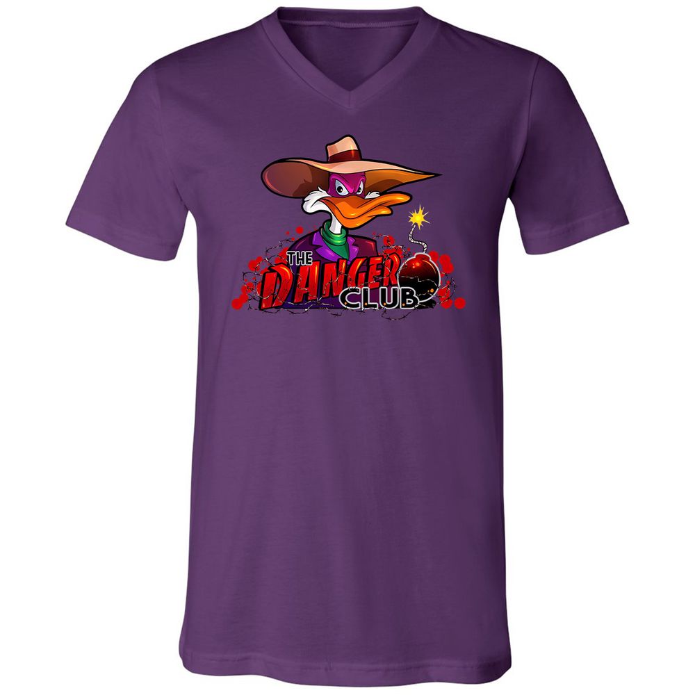 Unisex V-Neck T-Shirt - RWCKX19B - Team Purple - 2