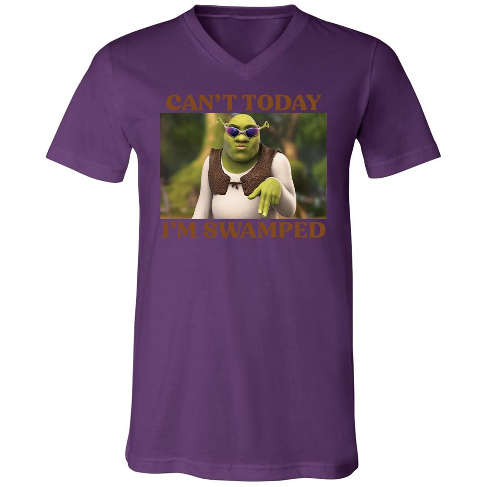 Unisex V-Neck T-Shirt - KBF4FJGF - Team Purple - 2