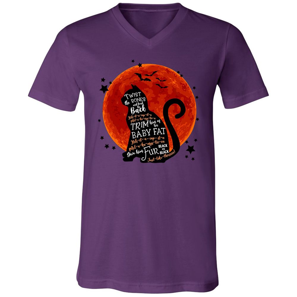 Unisex V-Neck T-Shirt - BNDCZTMC - Team Purple - 2