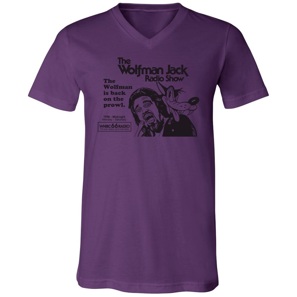 Unisex V-Neck T-Shirt - VGHV4GRX - Team Purple - 2