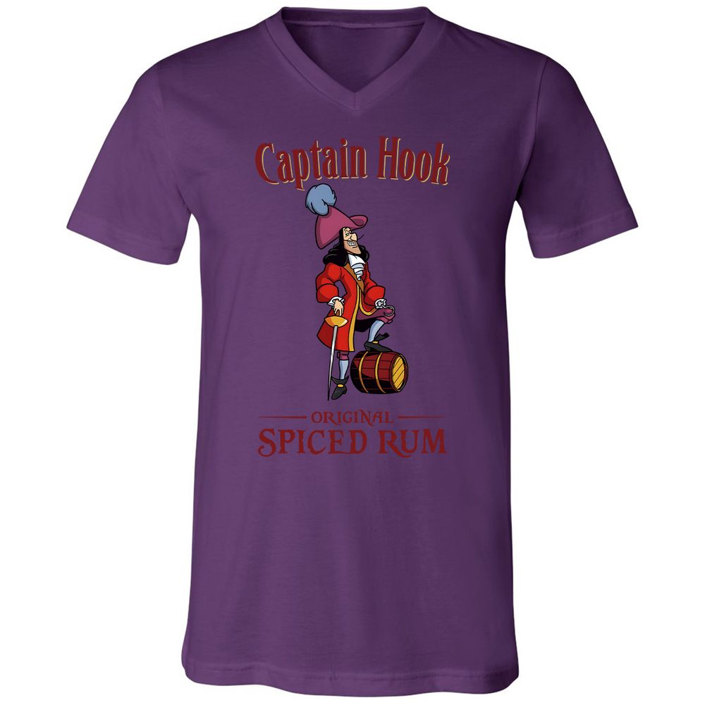 Unisex V-Neck T-Shirt - TJZ4Z6EP - Team Purple - 2