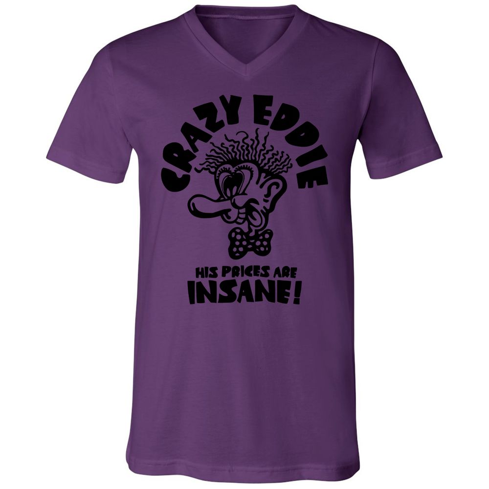 Unisex V-Neck T-Shirt - FN65VSXS - Team Purple - 2