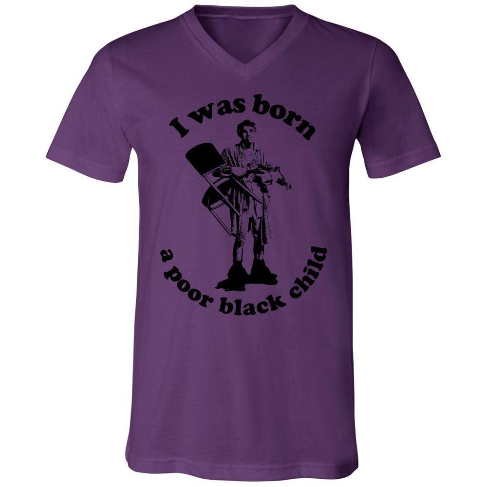 Unisex V-Neck T-Shirt - 2PWJ2PJM - Team Purple - 2