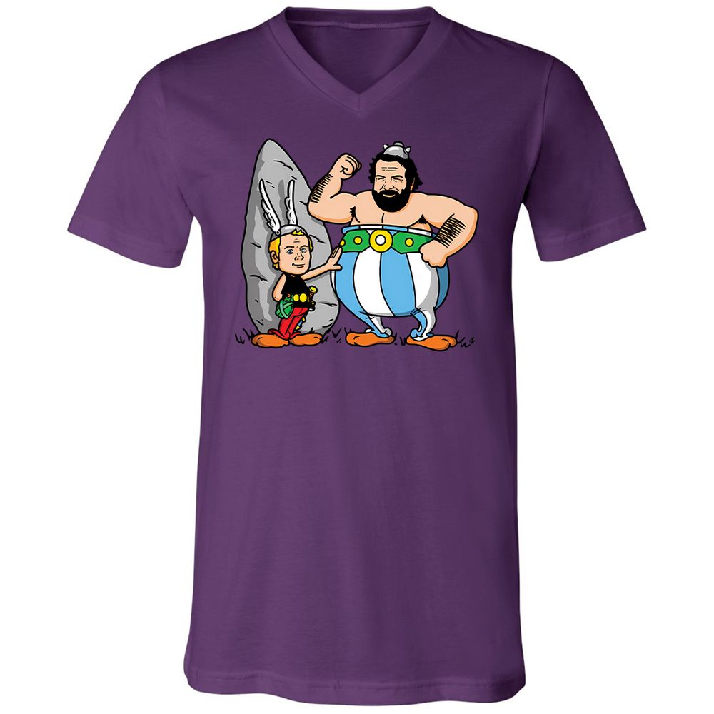 Unisex V-Neck T-Shirt - Y1AS78VN - Team Purple - 2