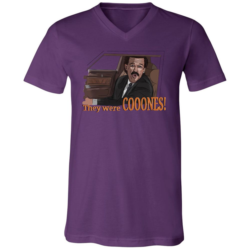 Unisex V-Neck T-Shirt - WS6JSYWS - Team Purple - 2