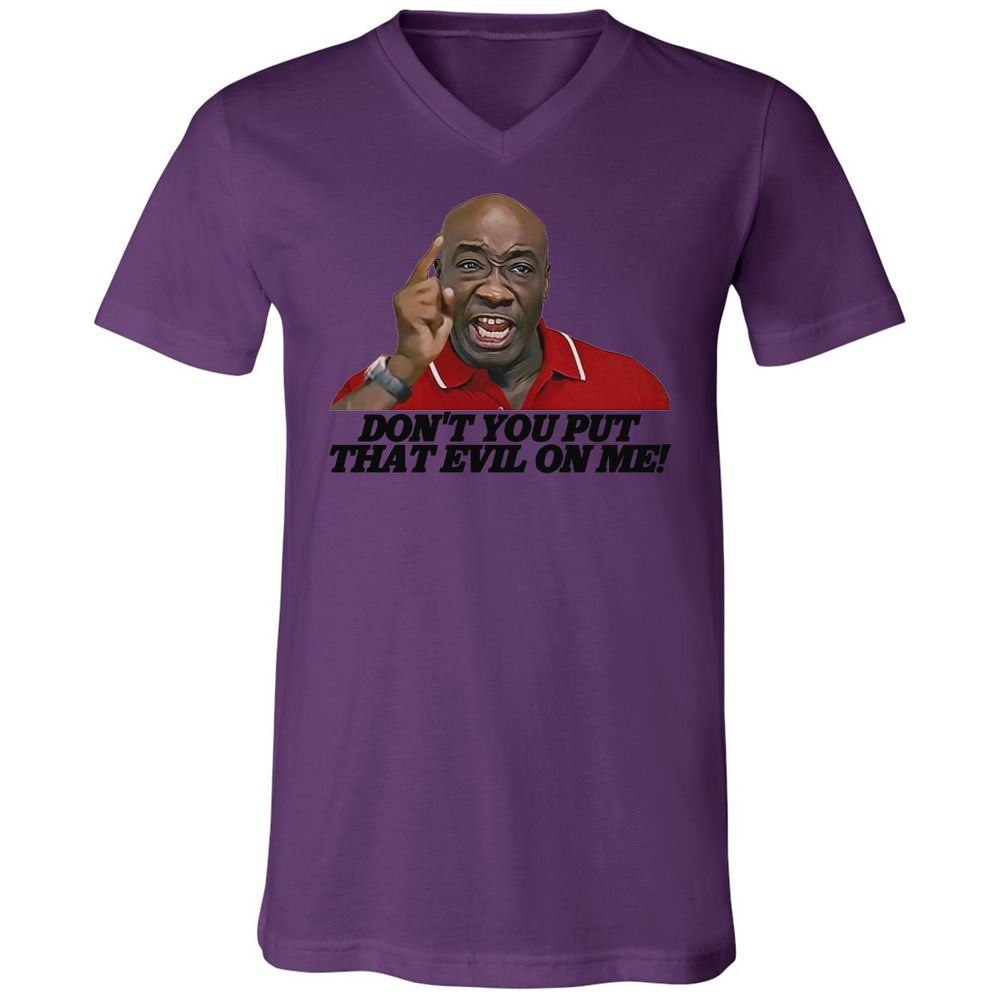 Unisex V-Neck T-Shirt - U8C1AWHK - Team Purple - 2