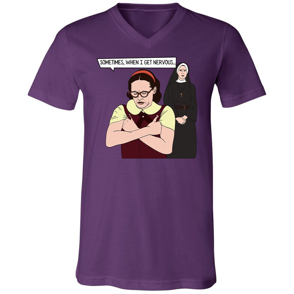 Unisex V-Neck T-Shirt - 276FPWN7 - Team Purple - 2