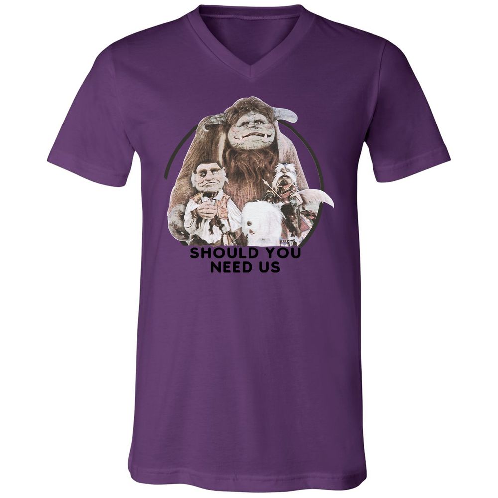 Unisex V-Neck T-Shirt - THA13UGY - Team Purple - 2