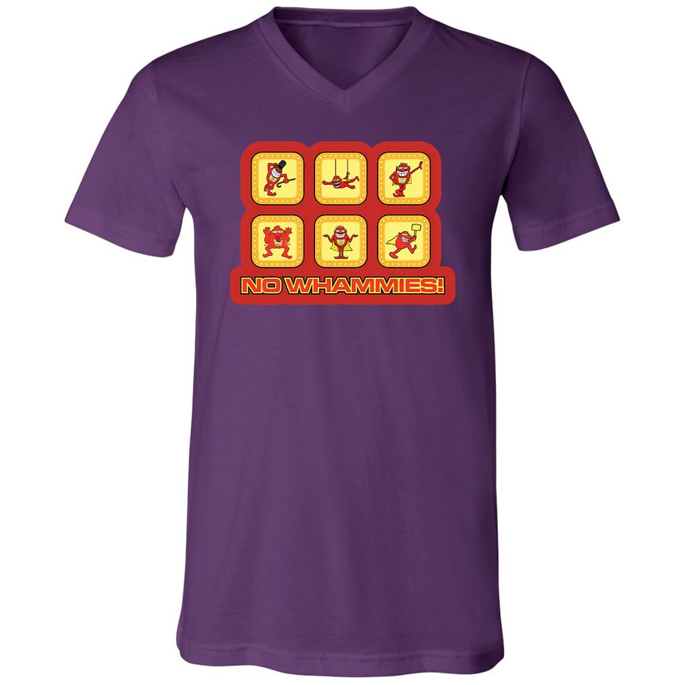 Unisex V-Neck T-Shirt - U3CUMYB6 - Team Purple - 2