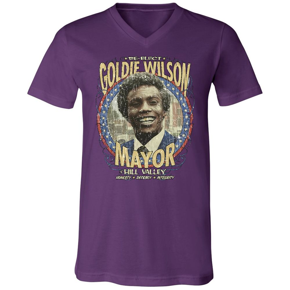 Re-Elect Mayor Goldie Wilson - Team Purple - 2