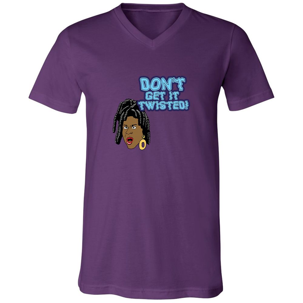 Unisex V-Neck T-Shirt - VMEH94UD - Team Purple - 2