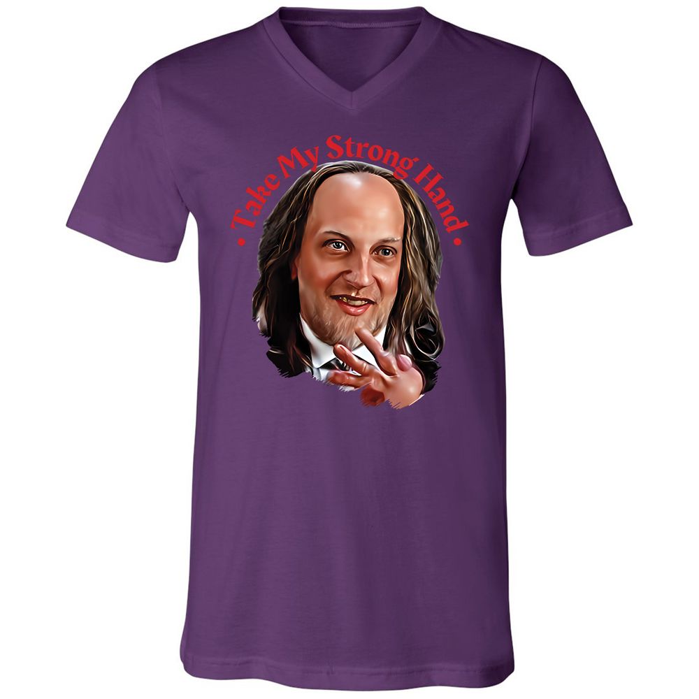 Unisex V-Neck T-Shirt - S5E9PSAM - Team Purple - 2