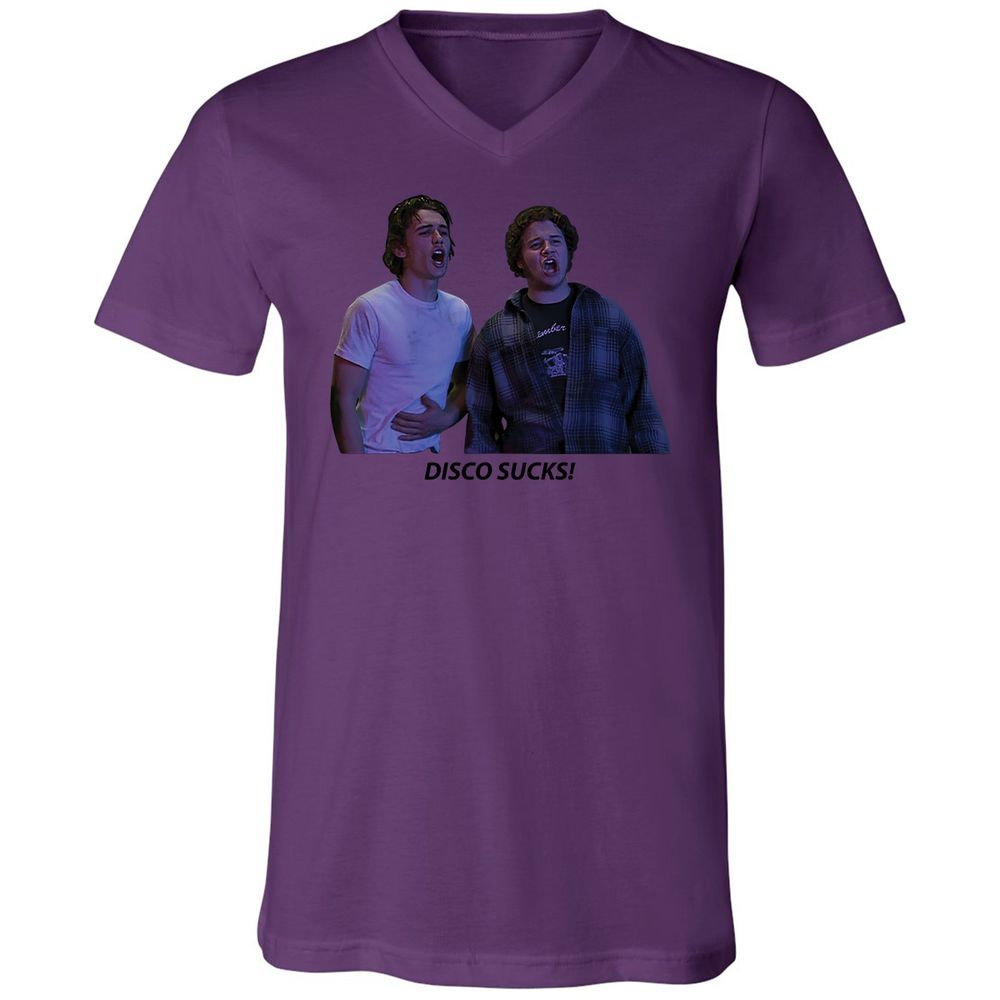 Unisex V-Neck T-Shirt - VY396GWP - Team Purple - 2