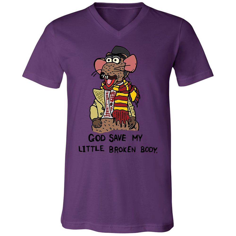 Unisex V-Neck T-Shirt - 5HVVF31D - Team Purple - 2