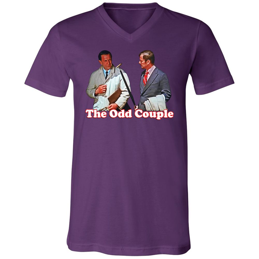 Unisex V-Neck T-Shirt - K1TNTLYB - Team Purple - 2