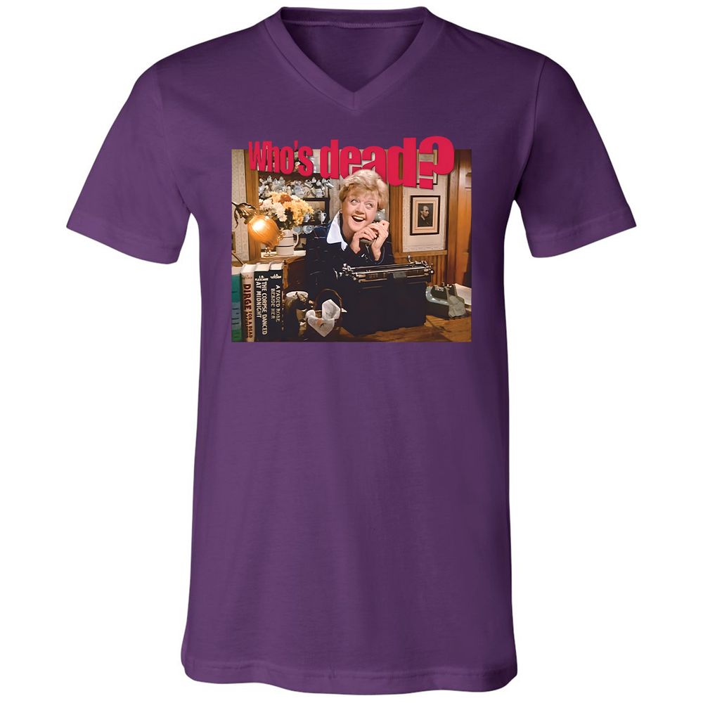 Unisex V-Neck T-Shirt - UB5ENW4S - Team Purple - 2