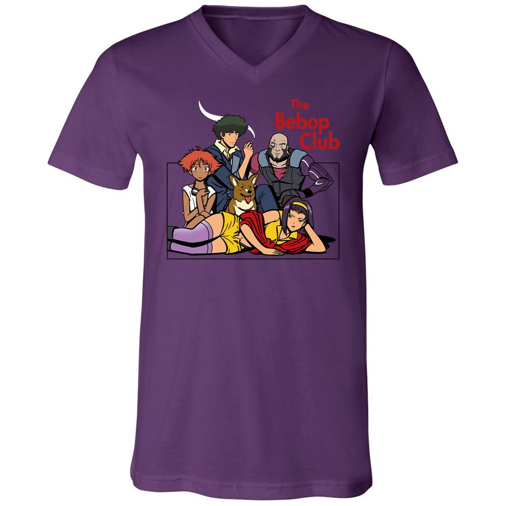 Unisex V-Neck T-Shirt - 4U4R919Z - Team Purple - 2