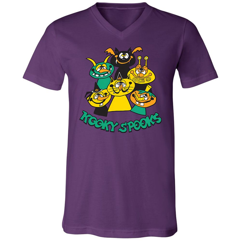 Unisex V-Neck T-Shirt - JLYMCV2T - Team Purple - 2