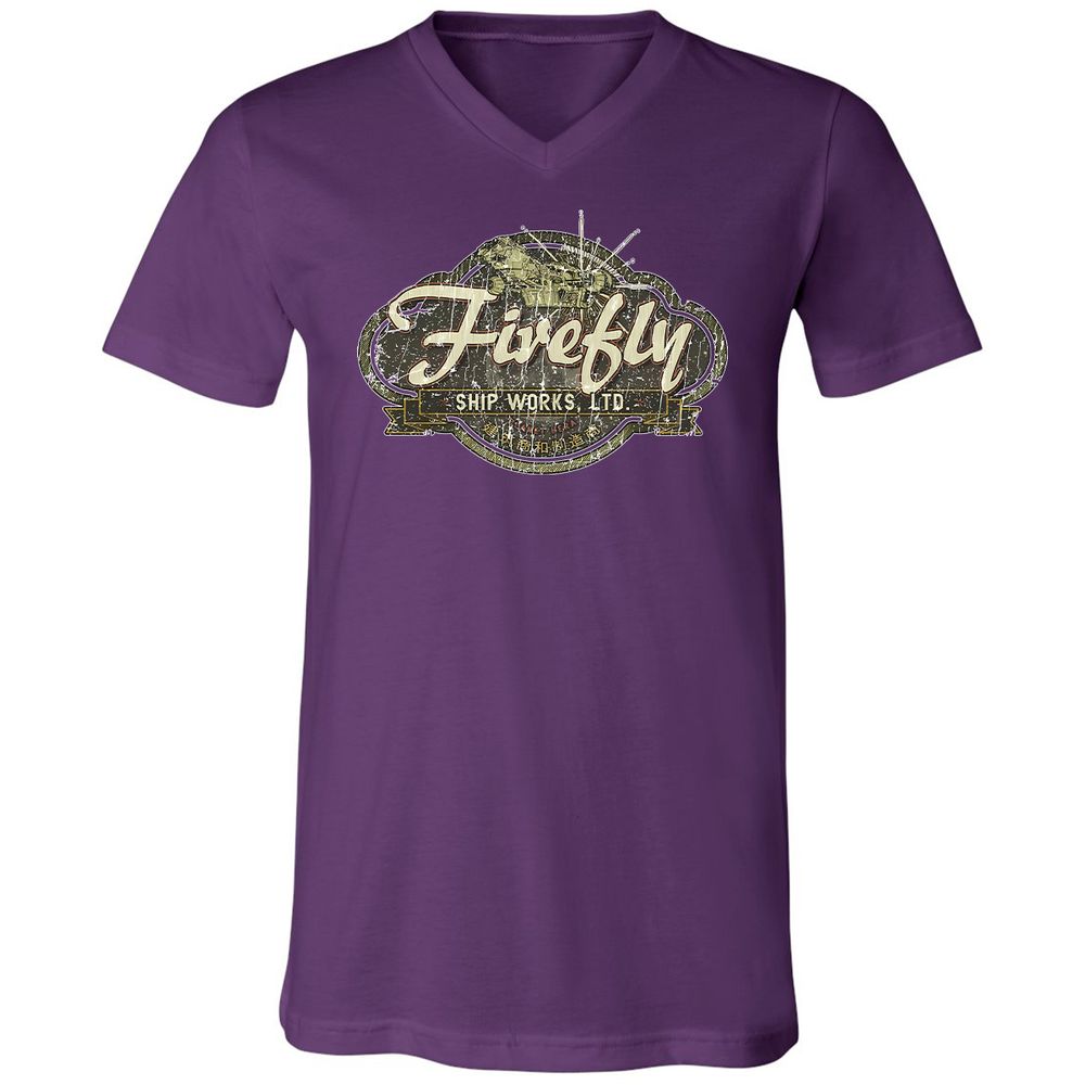 Unisex V-Neck T-Shirt - V816REAA - Team Purple - 2