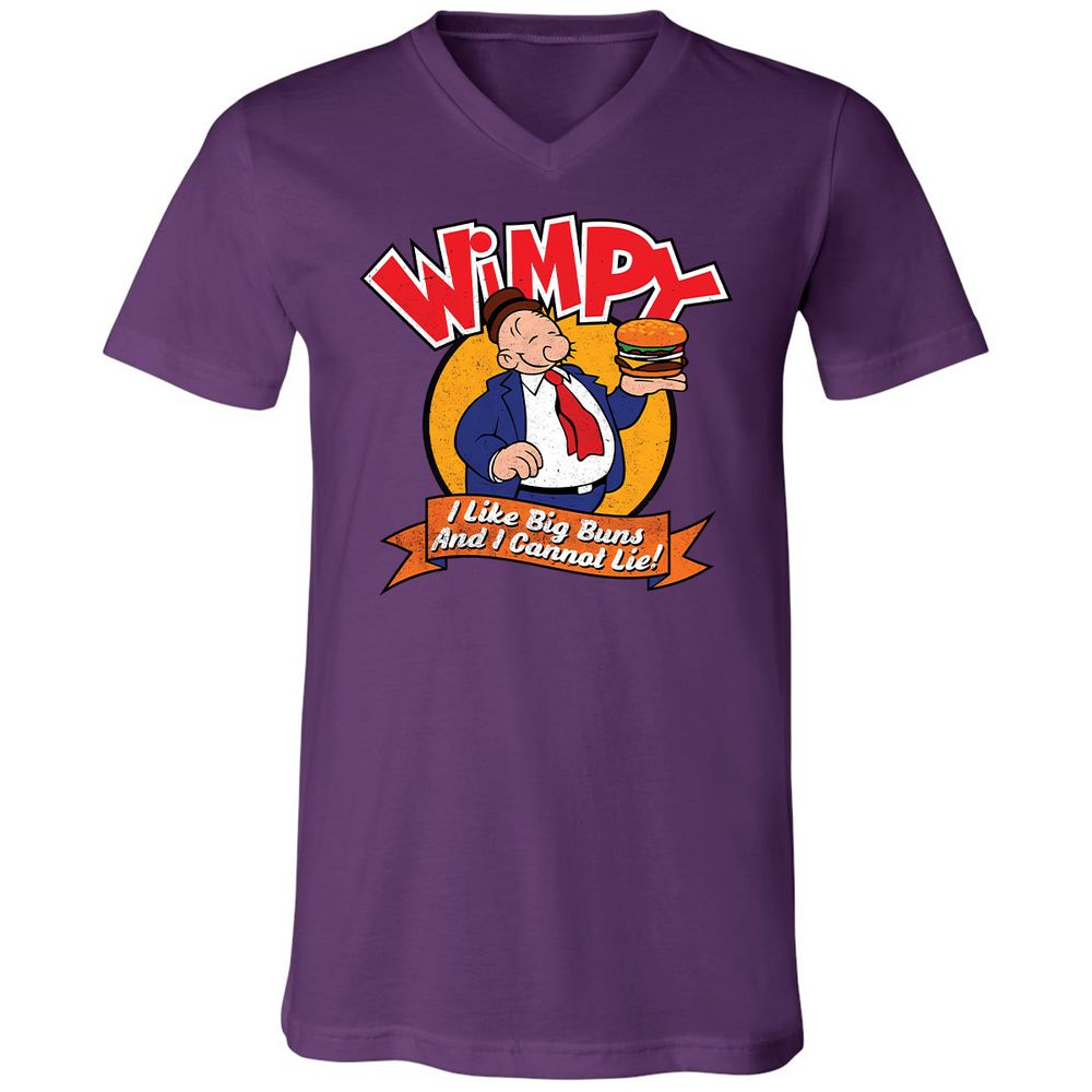 Unisex V-Neck T-Shirt - XCSNX7C6 - Team Purple - 2