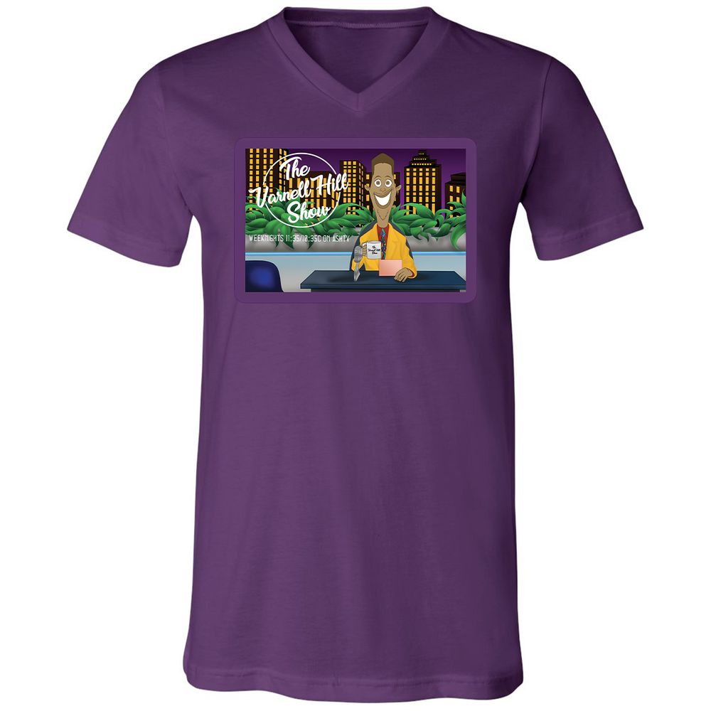 Unisex V-Neck T-Shirt - GFZBWZ5T - Team Purple - 2