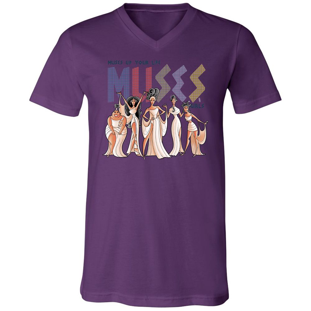 Unisex V-Neck T-Shirt - KL3G6MM6 - Team Purple - 2