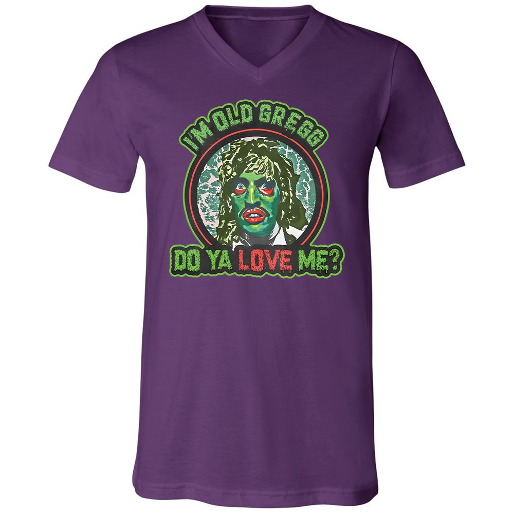 Unisex V-Neck T-Shirt - C1CJ1SWA - Team Purple - 2