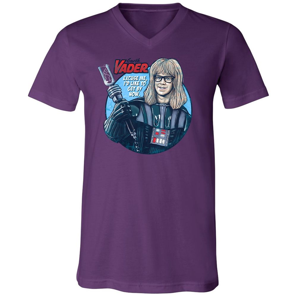 Unisex V-Neck T-Shirt - BNRZ8ML8 - Team Purple - 2