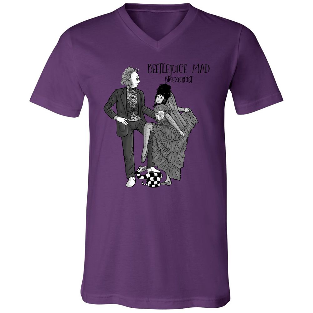 Unisex V-Neck T-Shirt - 2TV4J9AB - Team Purple - 2