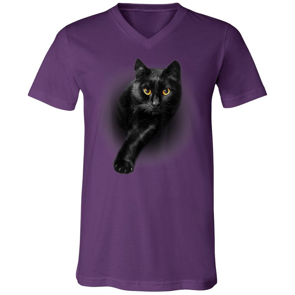 Unisex V-Neck T-Shirt - ZDC7R5Z2 - Team Purple - 2