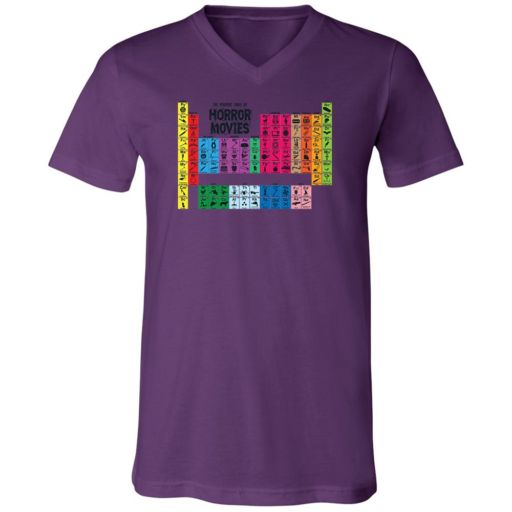 Unisex V-Neck T-Shirt - UJE7AVGP - Team Purple - 2