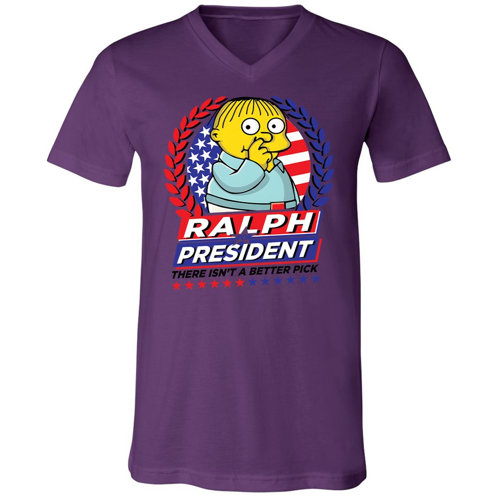 Unisex V-Neck T-Shirt - WKN21CK4 - Team Purple - 2