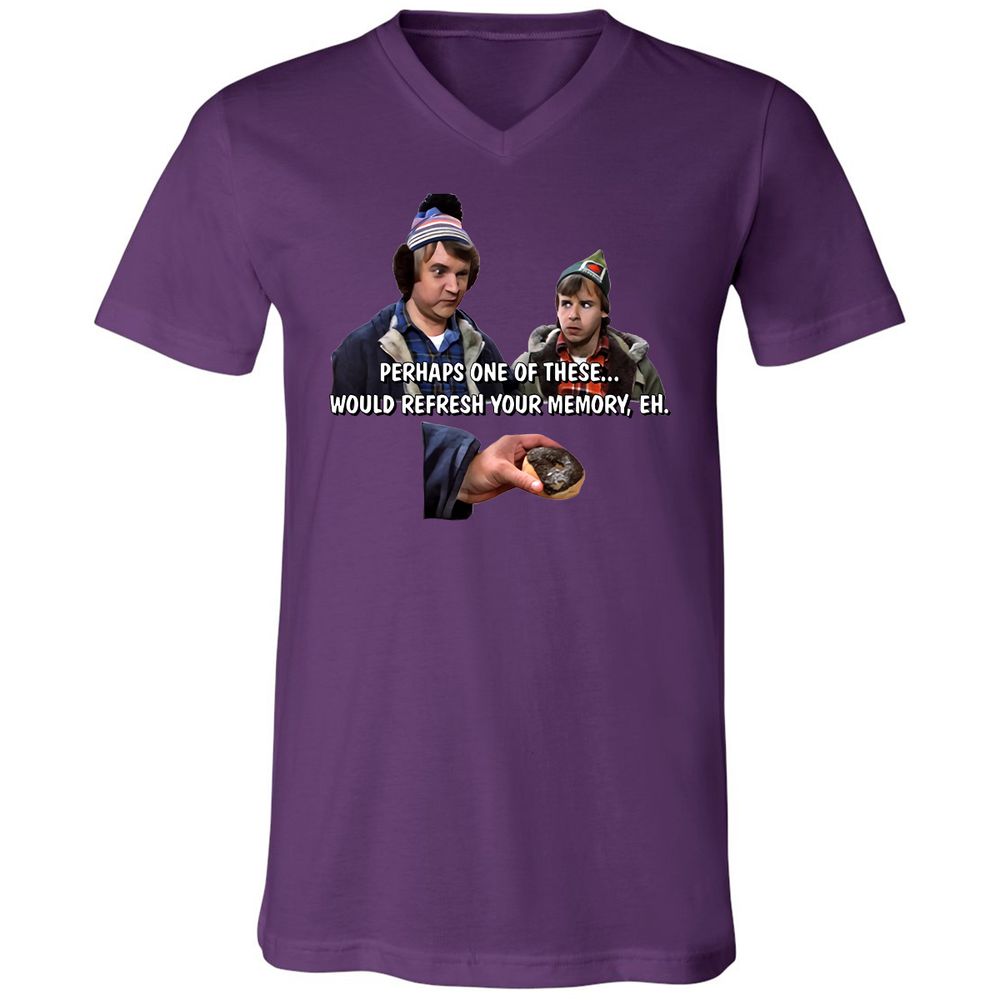 Unisex V-Neck T-Shirt - 2HC23MQ7 - Team Purple - 2