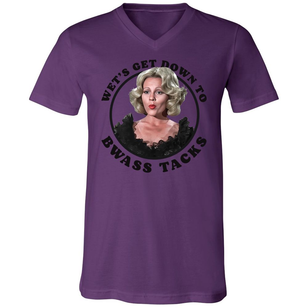 Unisex V-Neck T-Shirt - 8HRLUR38 - Team Purple - 2