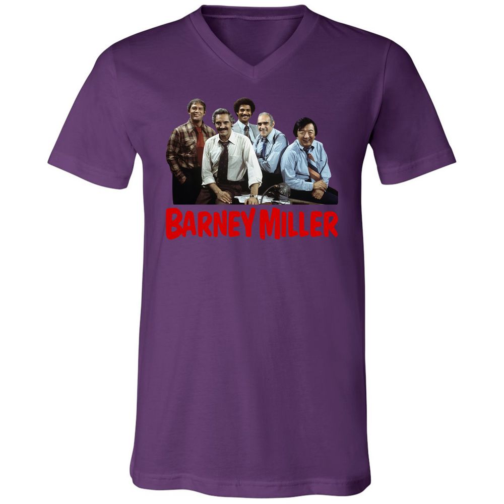 Unisex V-Neck T-Shirt - NRVCUBLT - Team Purple - 2