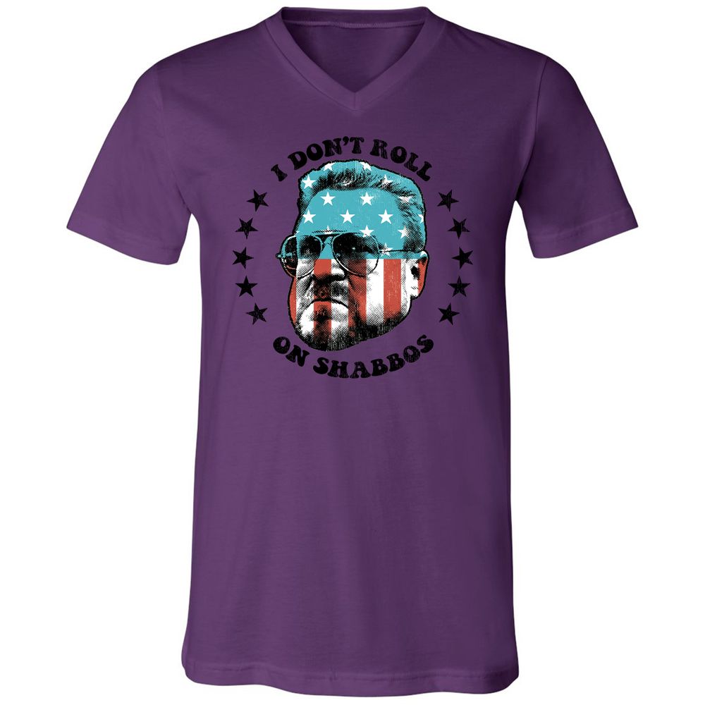 Unisex V-Neck T-Shirt - ZFX29XY1 - Team Purple - 2