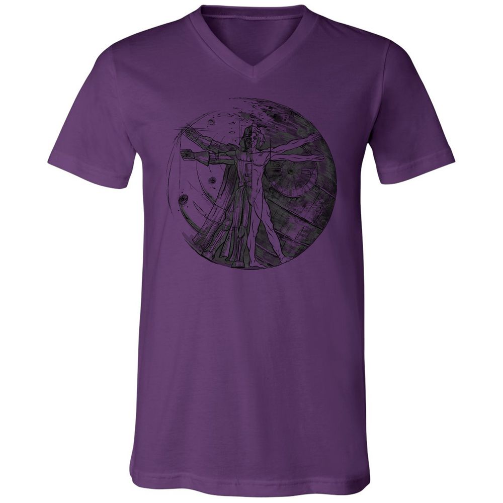 Unisex V-Neck T-Shirt - MCMLZVC2 - Team Purple - 2