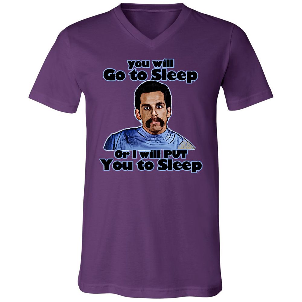 Unisex V-Neck T-Shirt - 1J1J2238 - Team Purple - 2
