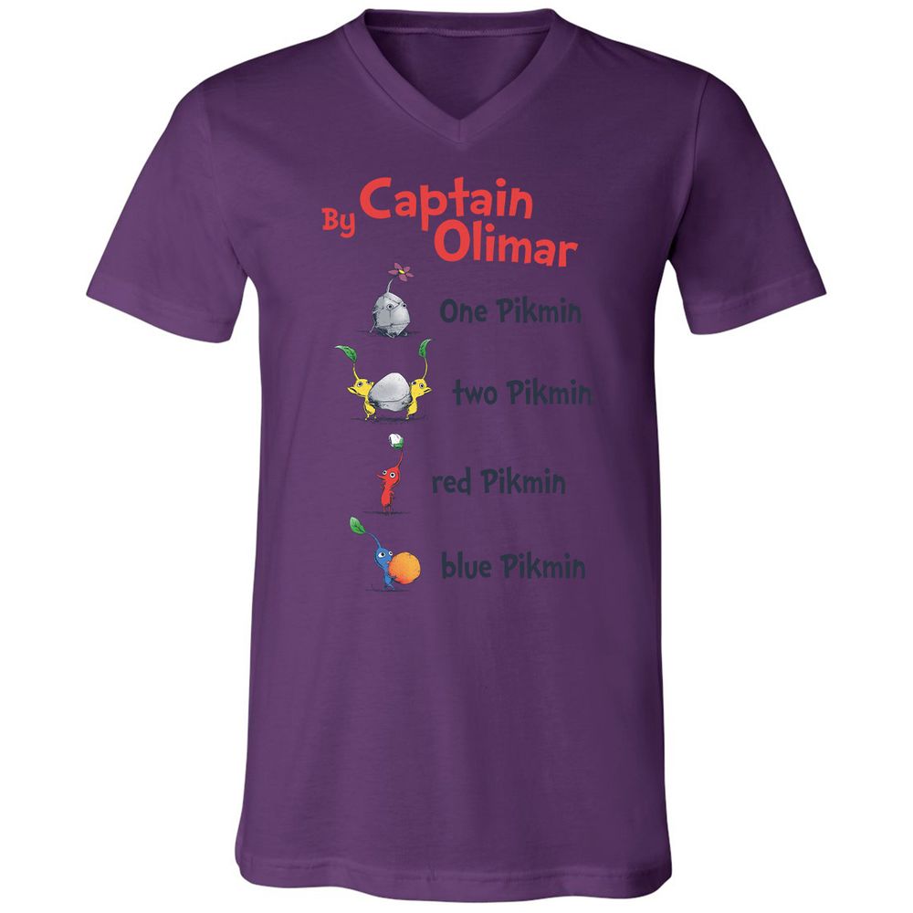 Unisex V-Neck T-Shirt - KH8FSEPL - Team Purple - 2