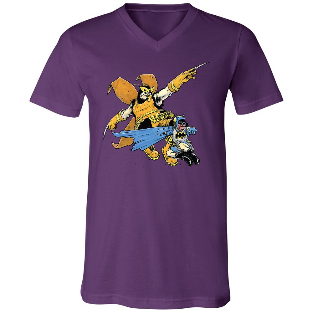 Unisex V-Neck T-Shirt - 97K9RF4C - Team Purple - 2