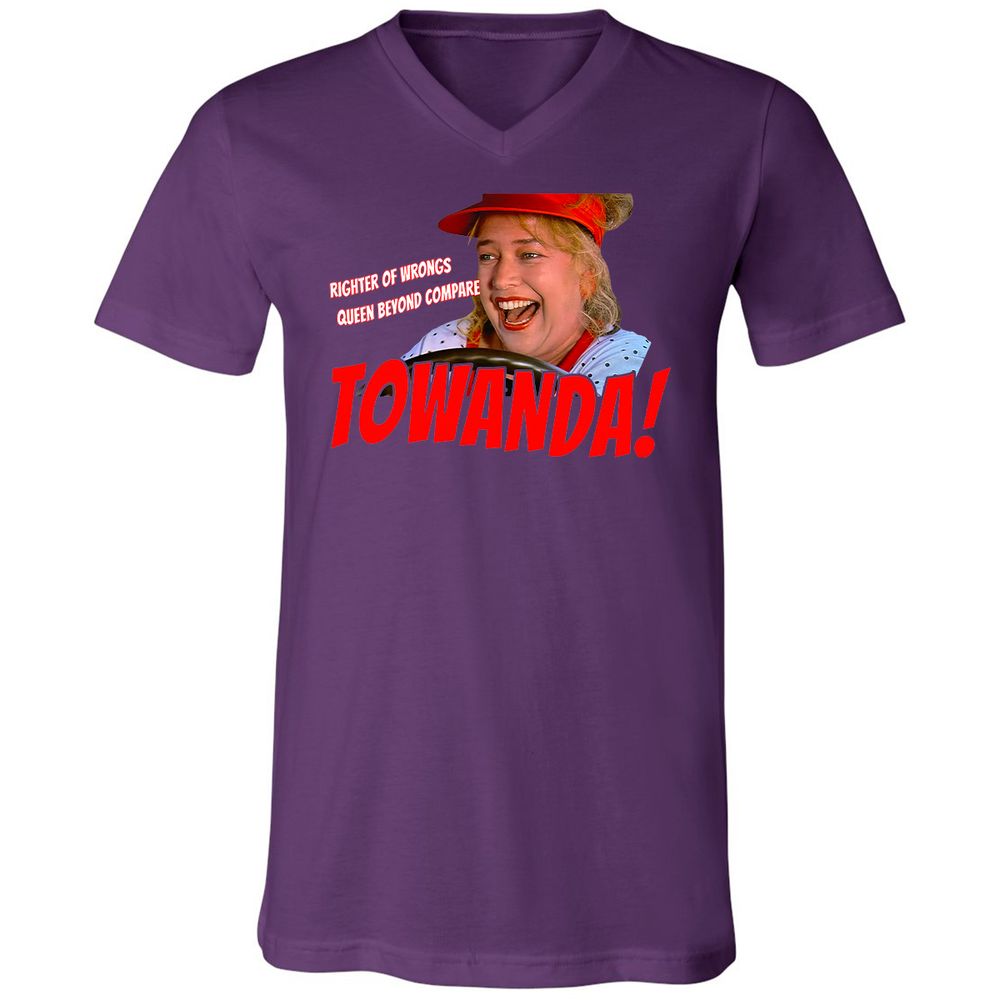 Unisex V-Neck T-Shirt - 3XM224NL - Team Purple - 2