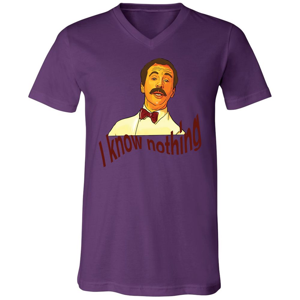 Unisex V-Neck T-Shirt - 5XT7LGE1 - Team Purple - 2