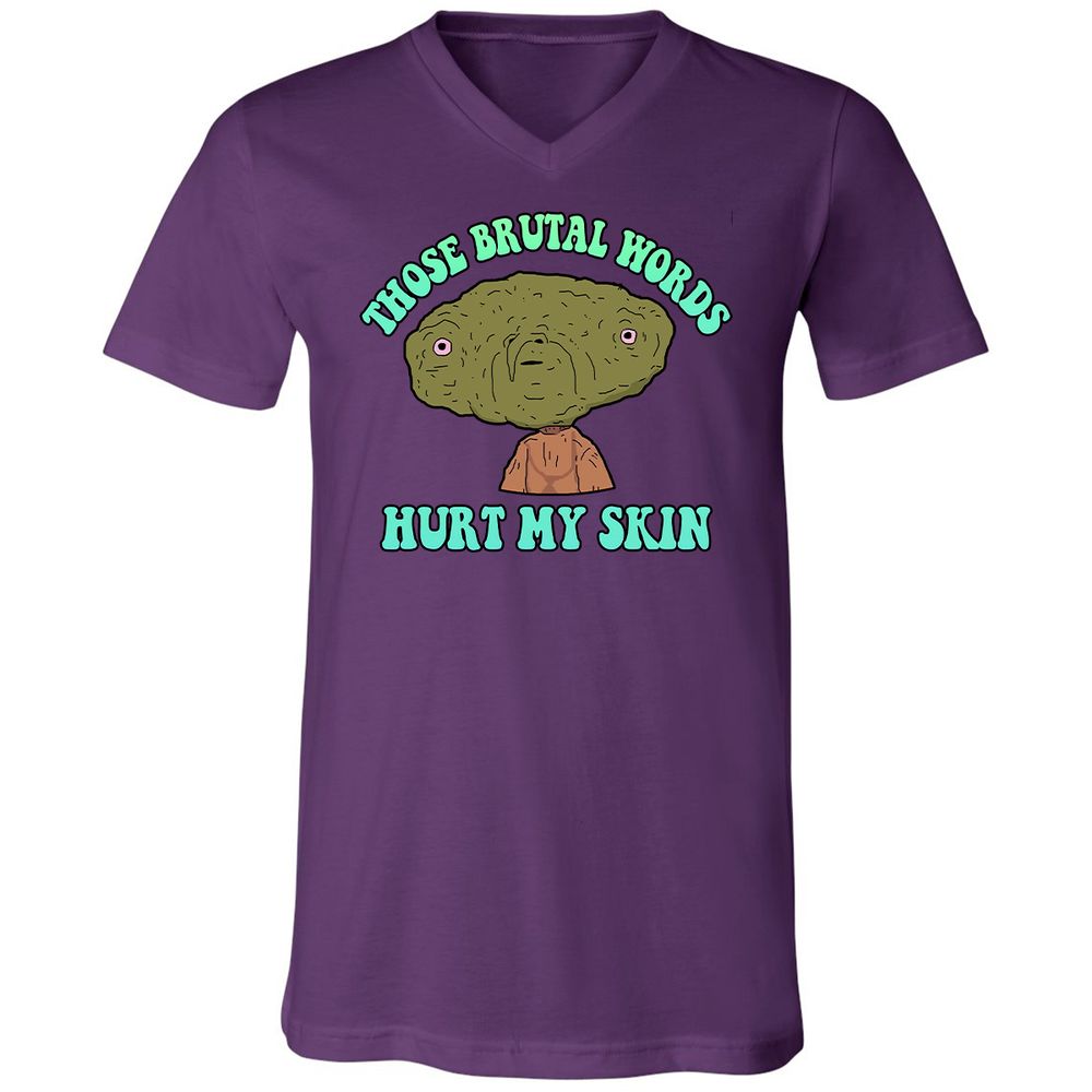 Unisex V-Neck T-Shirt - 7T91GTE2 - Team Purple - 2